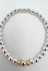 Saskia de Vries Saskia Gold Ball Bracelet