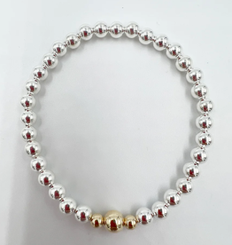 Saskia de Vries Gold Ball Bracelet