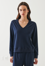 Patrick Assaraf Patrick Brushed Vneck