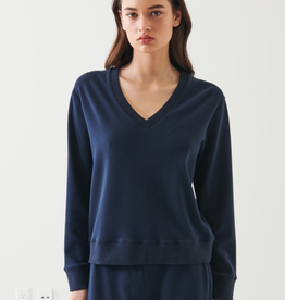 Patrick Assaraf Brushed Vneck sweatshirt