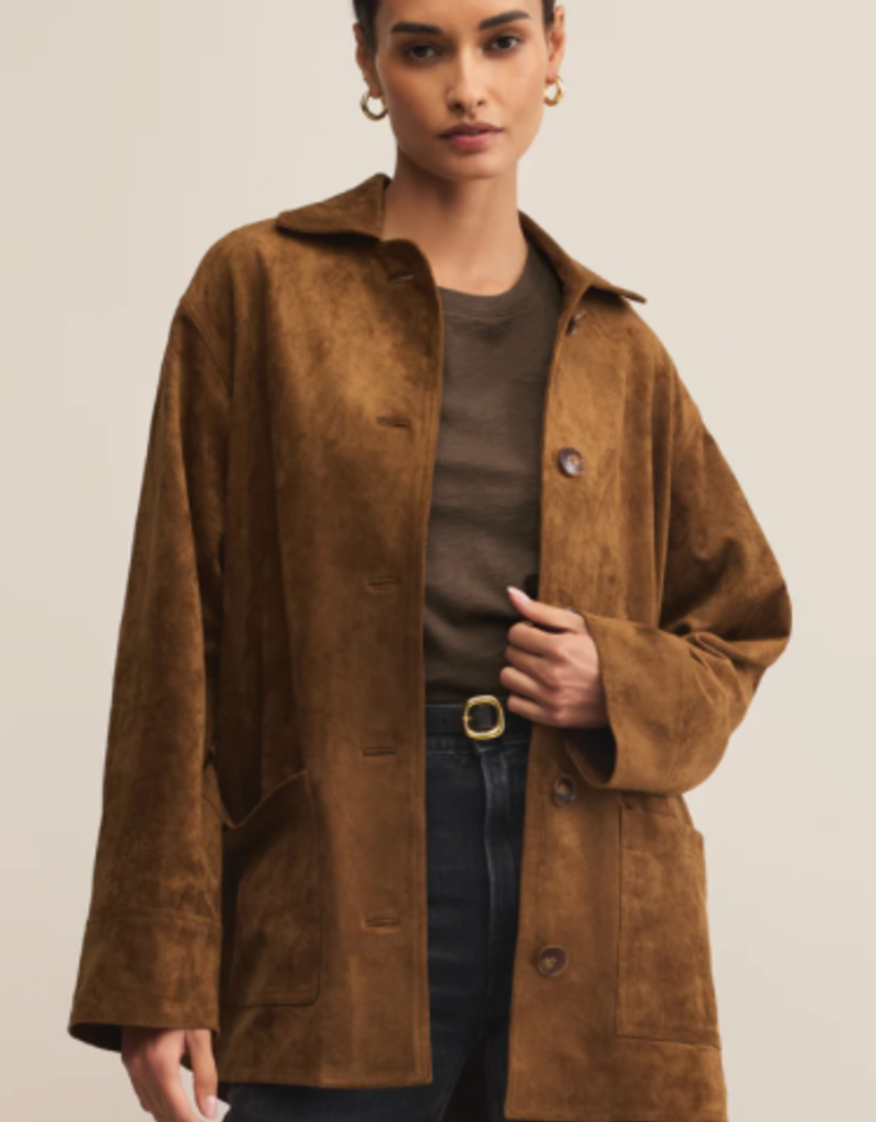 Z Supply Z Supply Decker Faux Suede Coat