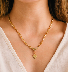 Lover's Tempo Verona Starburst Heart necklace