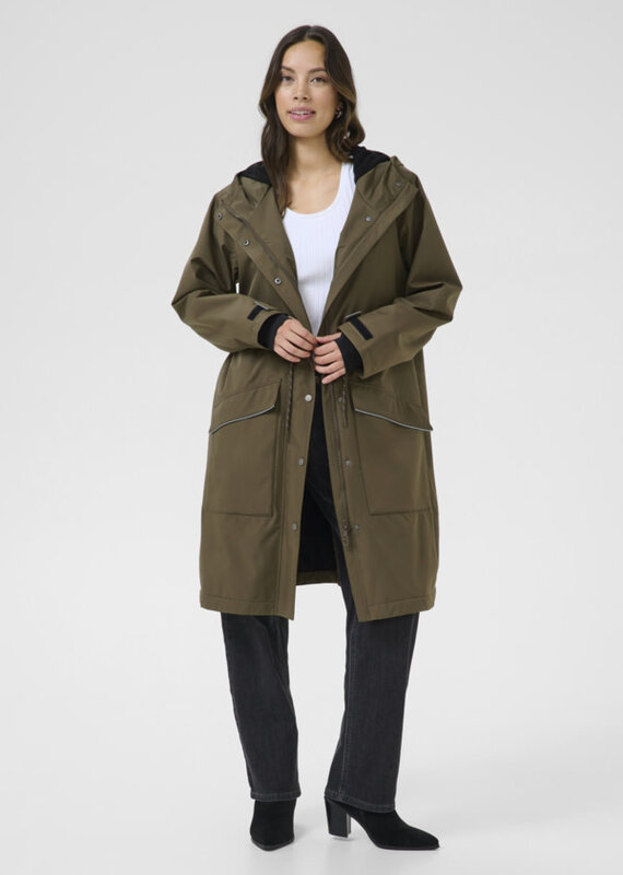 Cream Raily Raincoat