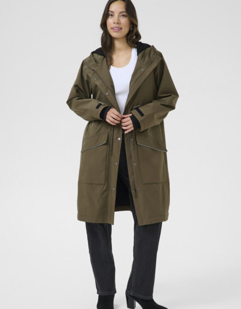 Cream Cream Raily Raincoat