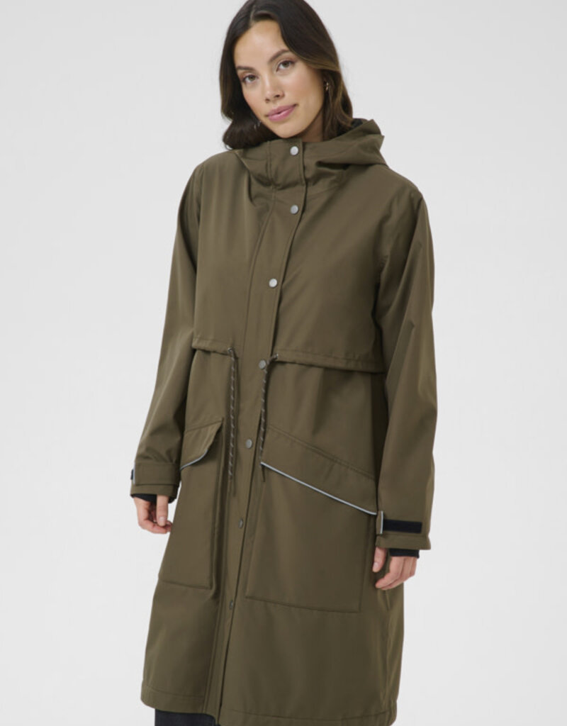 Cream Cream Raily Raincoat