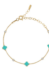 Limlim Limlim Clover enamel bracelet