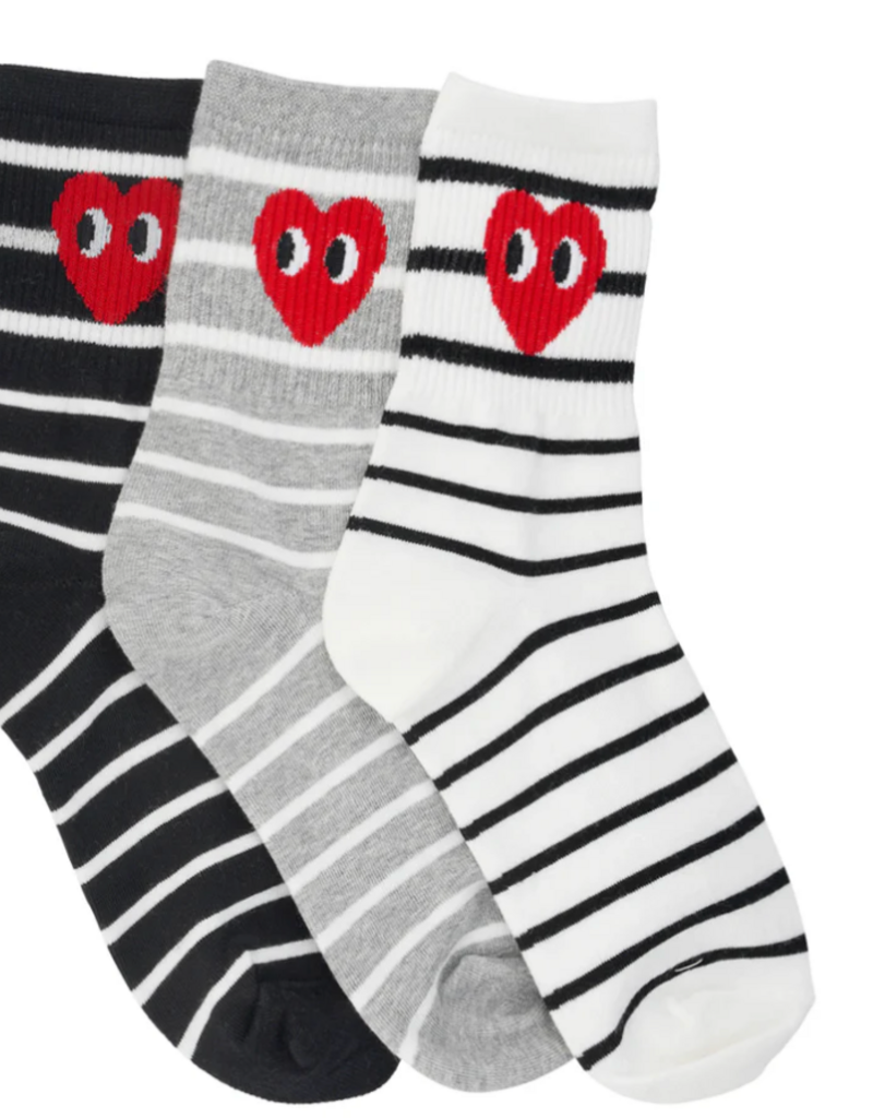 Limlim Limlim Stripe Eyes socks