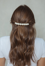 Limlim Limlim Half Moon Pearl barrette