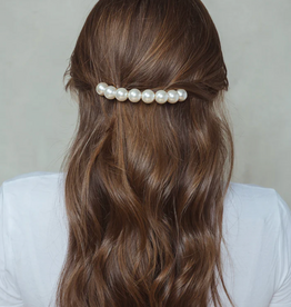 Limlim Half Moon Pearl barrette