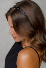 Limlim Limlim Satin Gold Ball Hairband