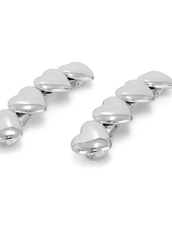 Limlim Four Heart Barrettes set