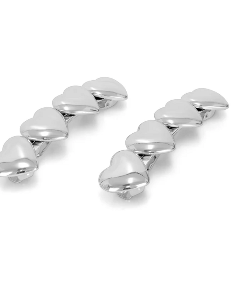 Limlim Limlim Four Heart Barrettes set