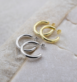 House of Jewellery Trendy Large Tube hoops