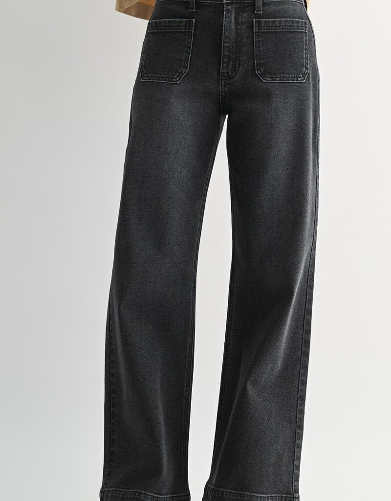 Just Black Just Black Gracie Wide Leg jeans