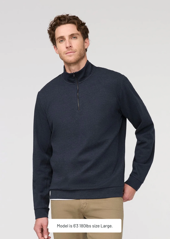 Duer Performance Flannel Quarter Zip