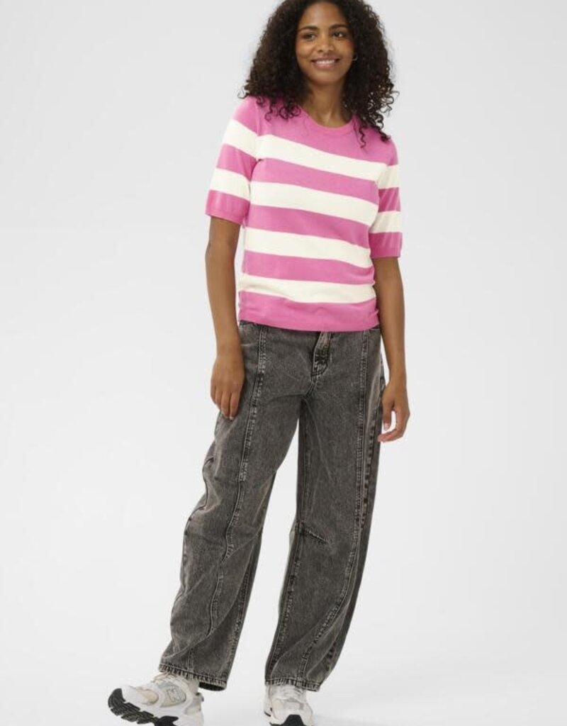 Kaffe Kaffe Lizza ss stripe knit