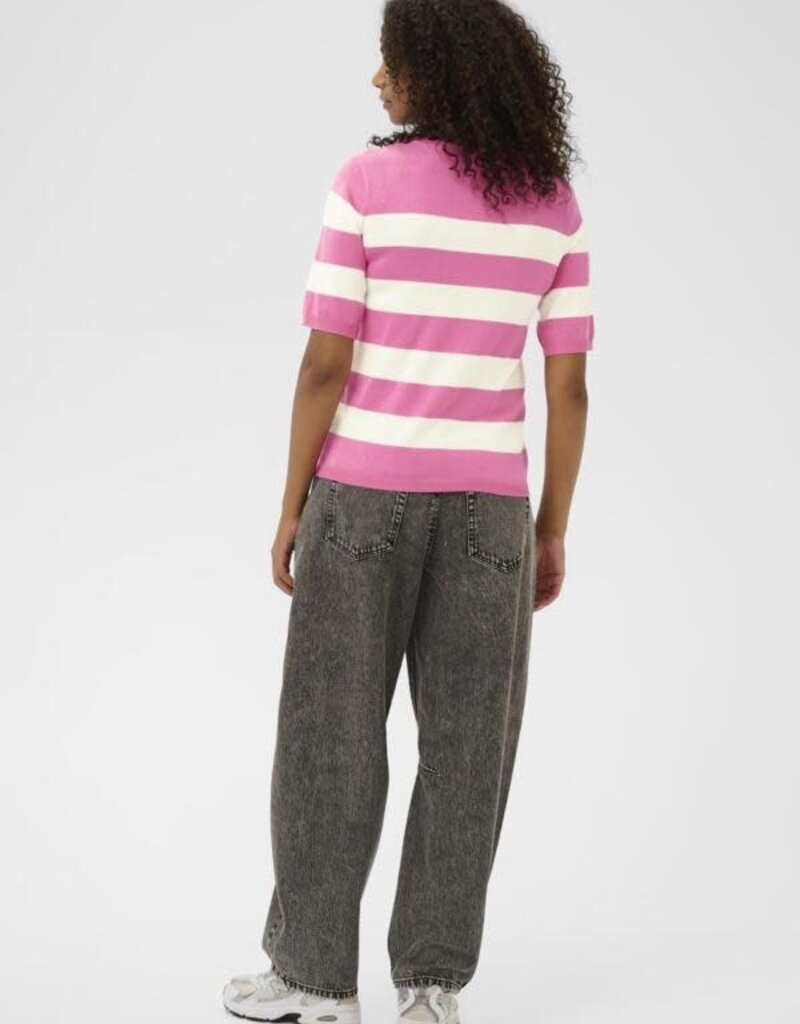 Kaffe Kaffe Lizza ss stripe knit