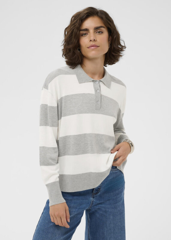 Kaffe Lizza striped polo