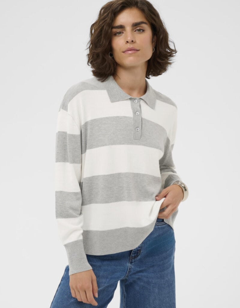 Kaffe Kaffe Lizza striped polo