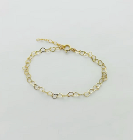 Fierce Deer Dainty Heart bracelet