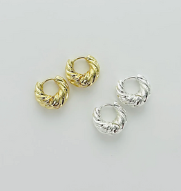 Fierce Deer Chunky Twist earrings