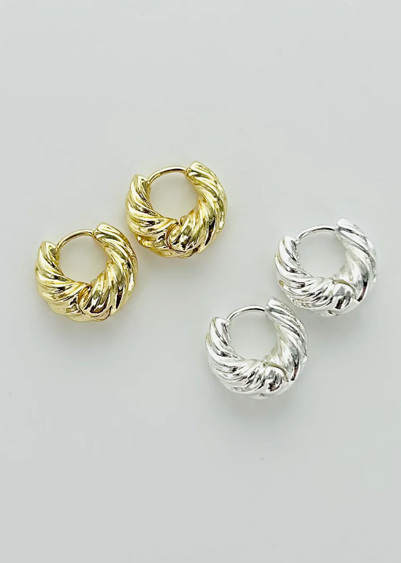 Fierce Deer Chunky Twist earrings