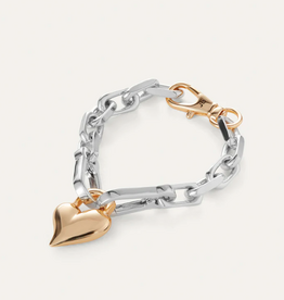 Jenny Bird Padlock Heart Chain bracelet