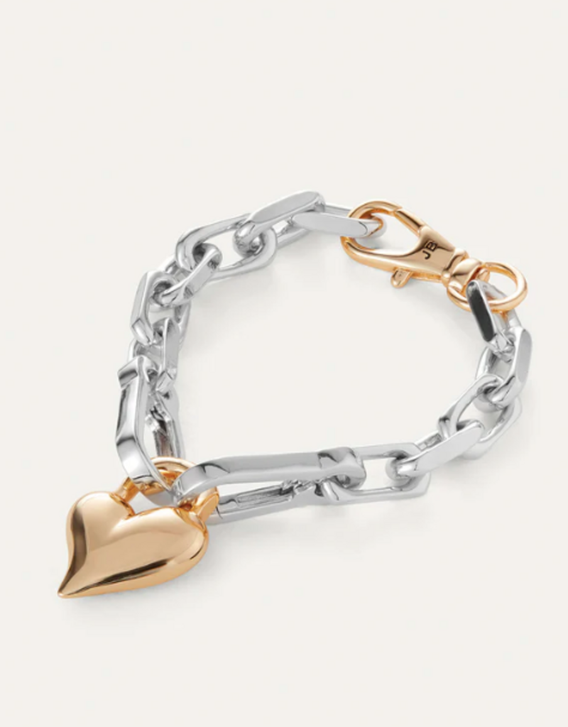Jenny Bird Jenny Bird Padlock Heart Chain bracelet