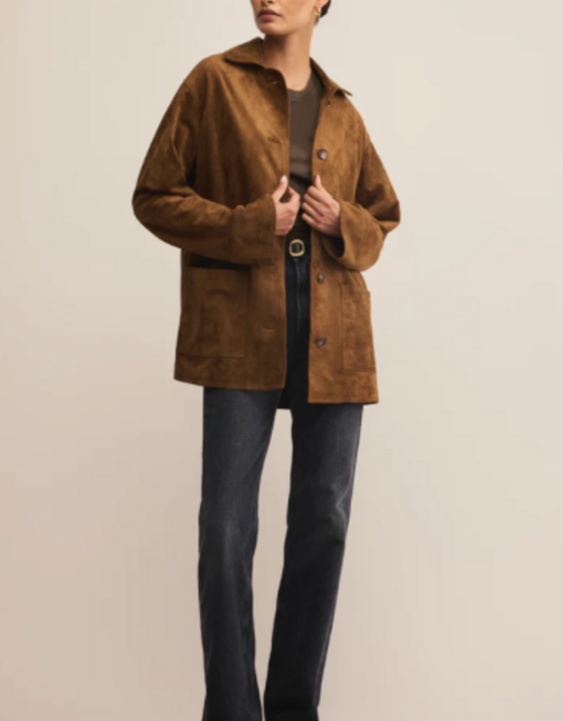 Z Supply Z Supply Decker Faux Suede Coat