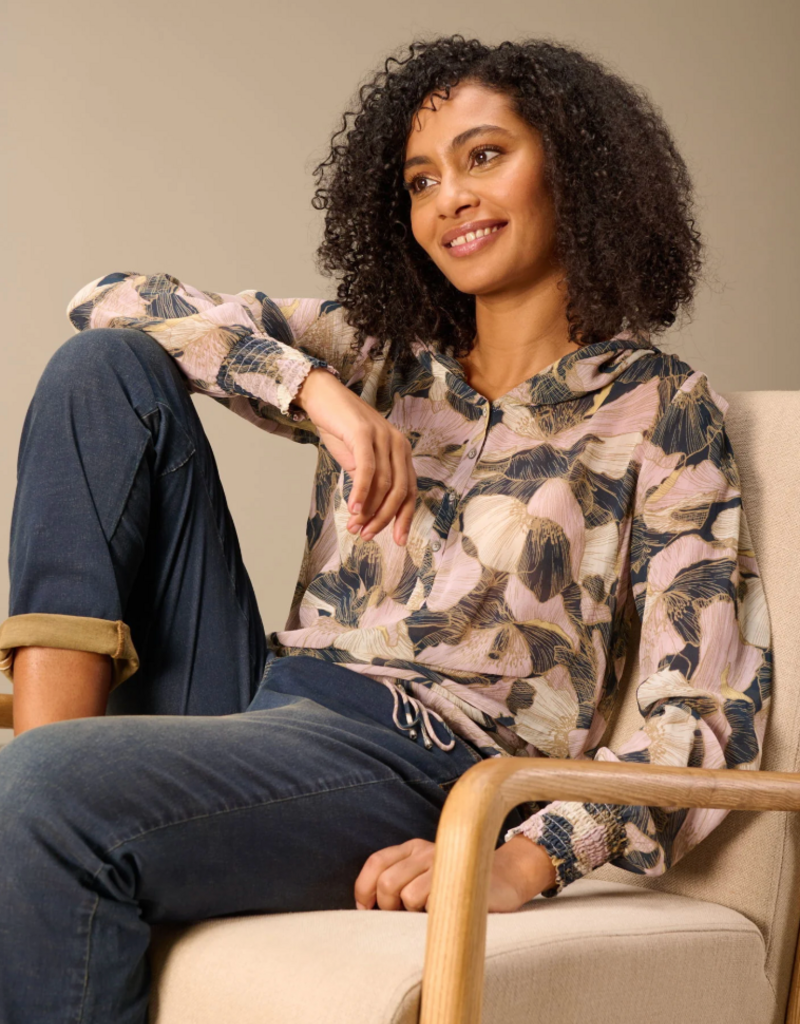 Nile Nile Seagreens  hoodie blouse