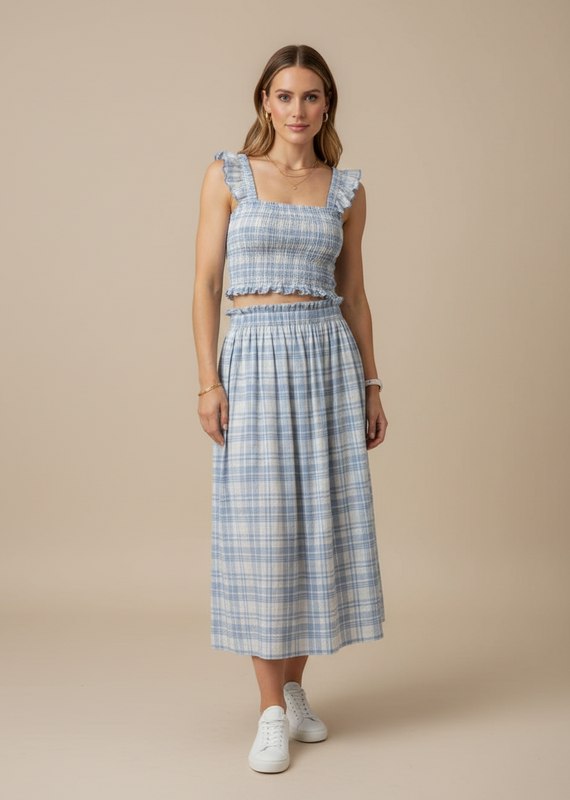 Indi & Cold Plaid skirt