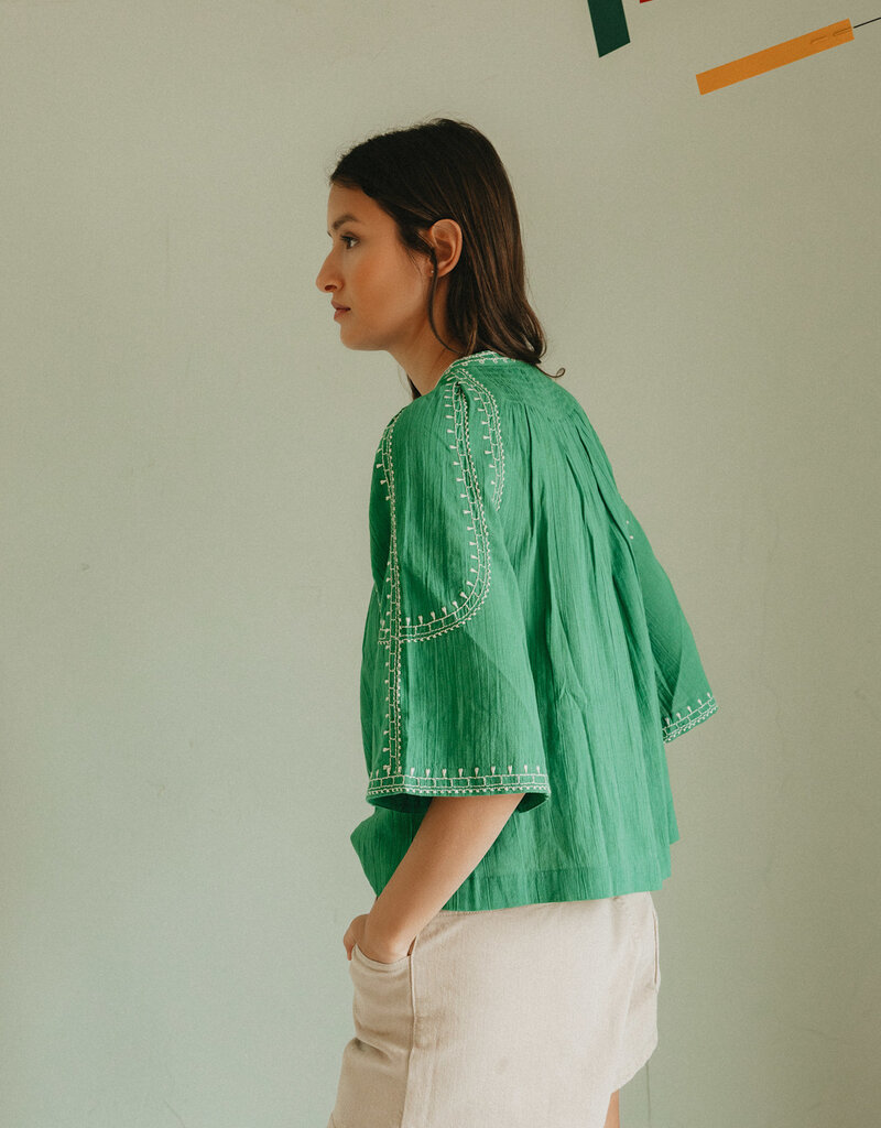 Indi & Cold Indi Bell slv blouse