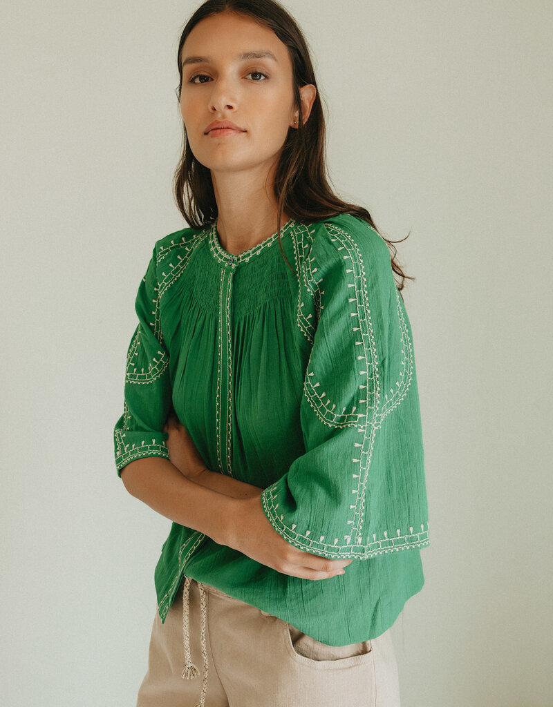 Indi & Cold Indi Bell slv blouse