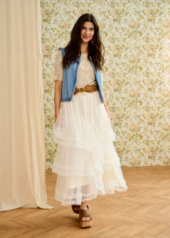 Cream Sissel Skirt