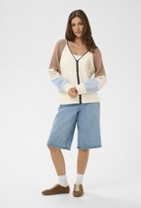 Cream Cream Pura Zip Cardi