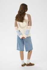 Cream Cream Pura Zip Cardi