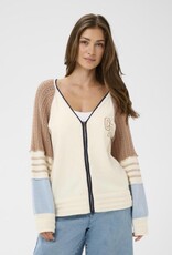 Cream Cream Pura Zip Cardi