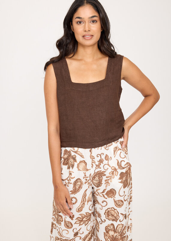 Pistache Square neck tank