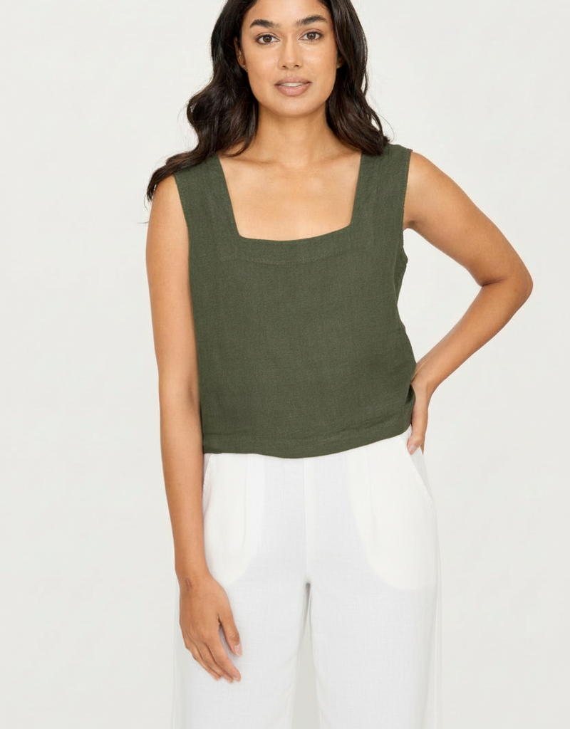 Pistache Pistache Square neck tank