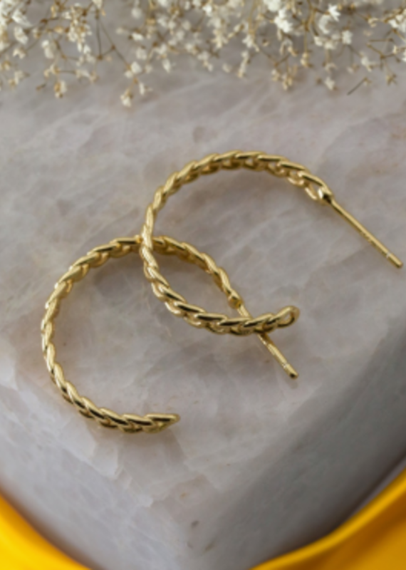 House of Jewellery Curb Chain Hoops