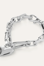 Jenny Bird Jenny Bird Padlock Heart Chain bracelet