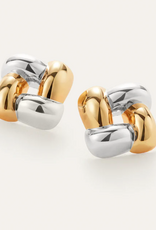 Jenny Bird Jenny Bird Med Woven Square earrings