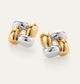 Jenny Bird Med Woven Square earrings