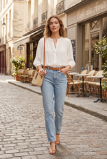 Meilleur Moment Meilleur Moment 3/4 slv Blouse