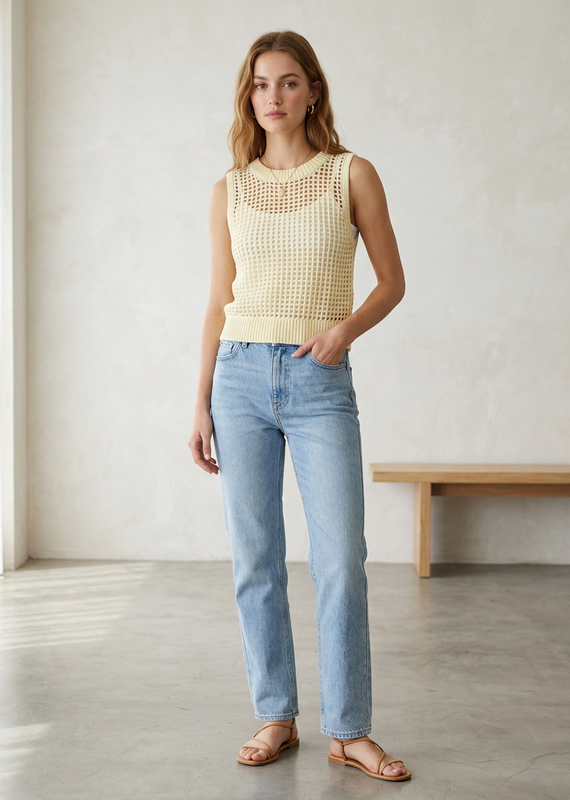 Splendid Camellia knit tank