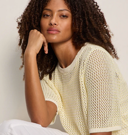 Sanctuary Open knit tee