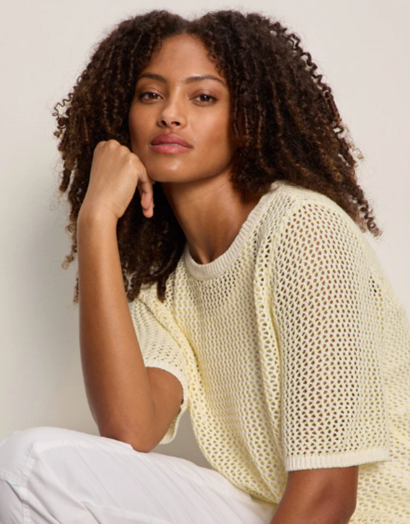 Sanctuary Sanctuary Open knit tee