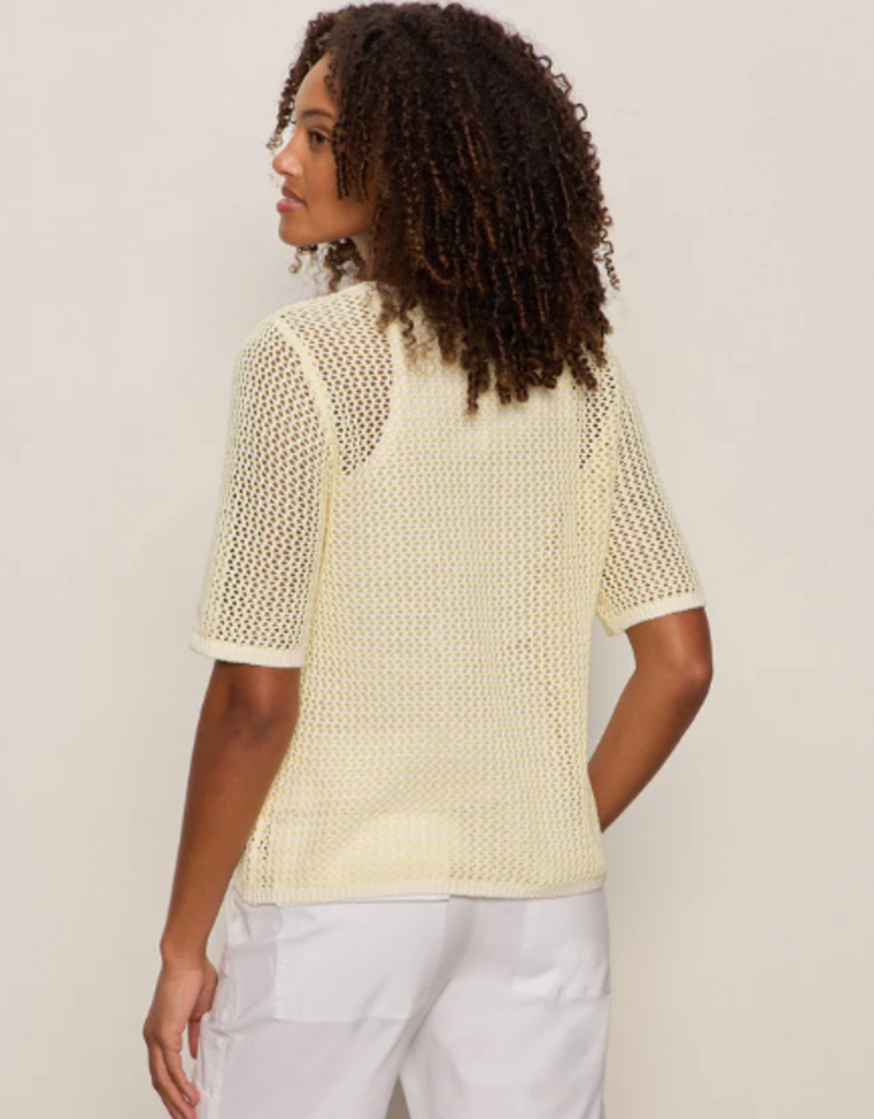 Sanctuary Sanctuary Open knit tee