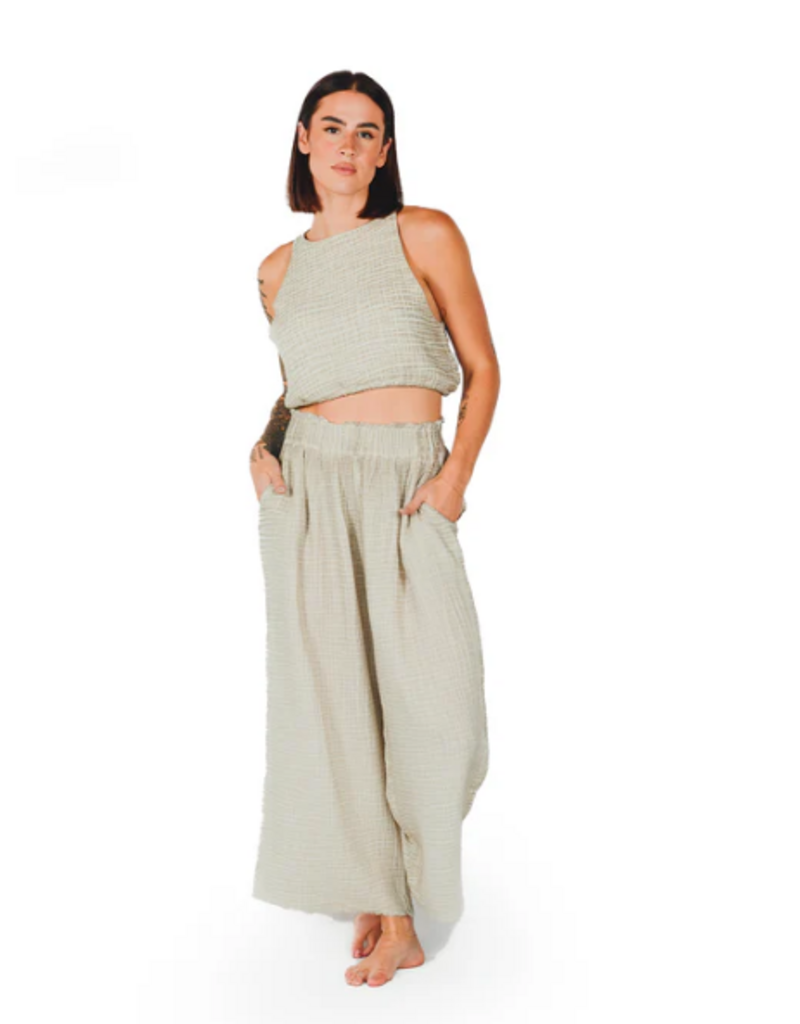 Pokoloko Pokoloko Crinkle Palazzo pants