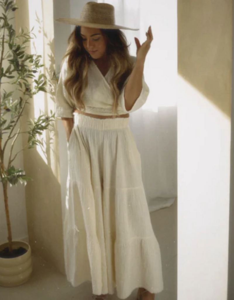 Pokoloko Pokoloko Crinkle Skirt Pants